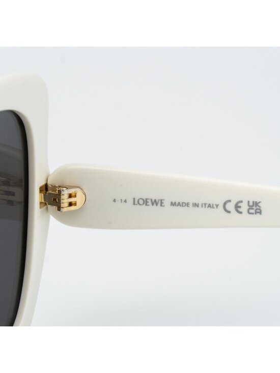 Loewe Women Sunglasses Ivory Smoke Butterfly LW40133F INFLATED 25A NEW AUTHENTIC main image 8